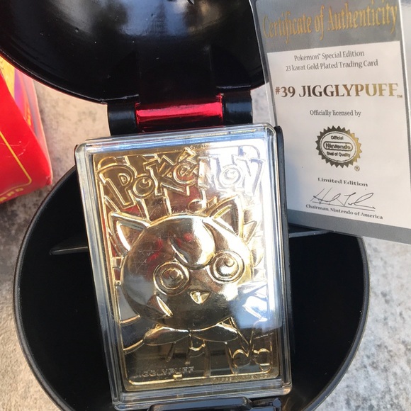 Nintendo | Other | Great Gift Pokmon Limited Edition Jigglepuff Goldplated Card | Poshmark Nintendo | Other | Great Gift Pokmon Limited Edition Jigglepuff Goldplated Card | Poshmark